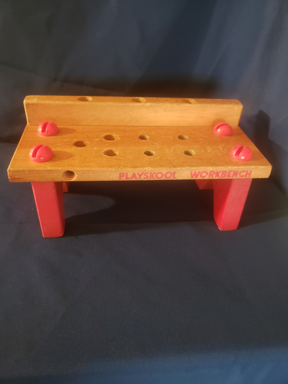 Vintage Wooden Playskool Workbench